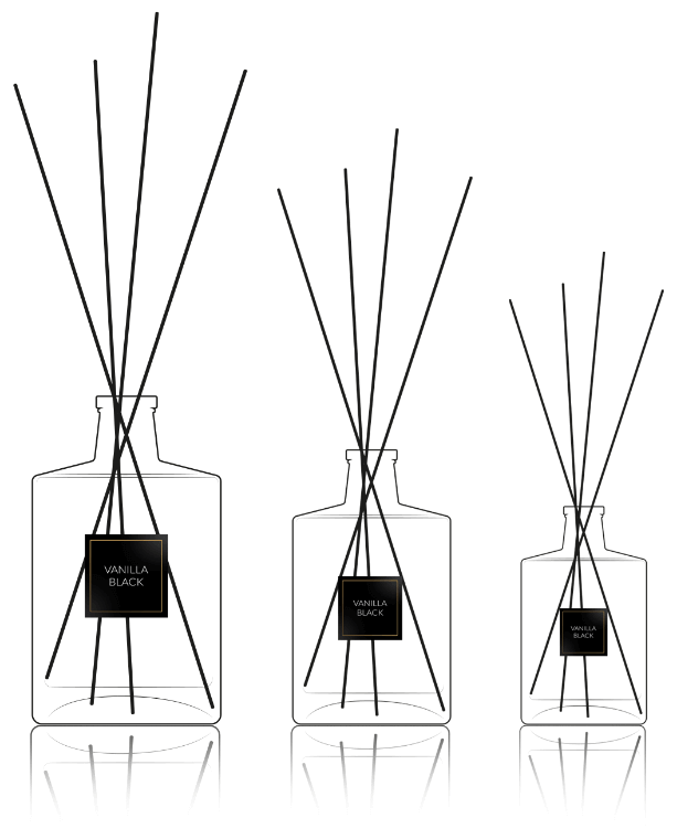 Butelki VANILLA BLACK